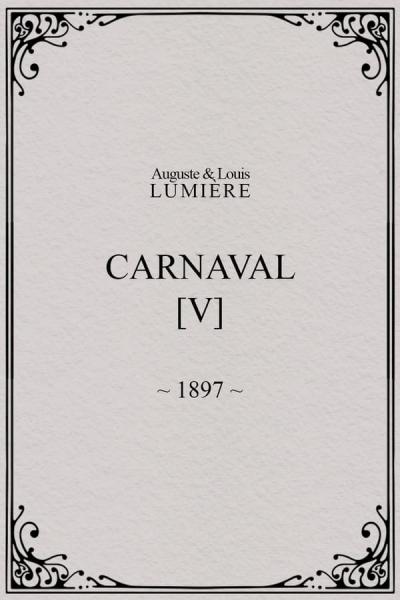 Cover of the movie Carnaval, [V]