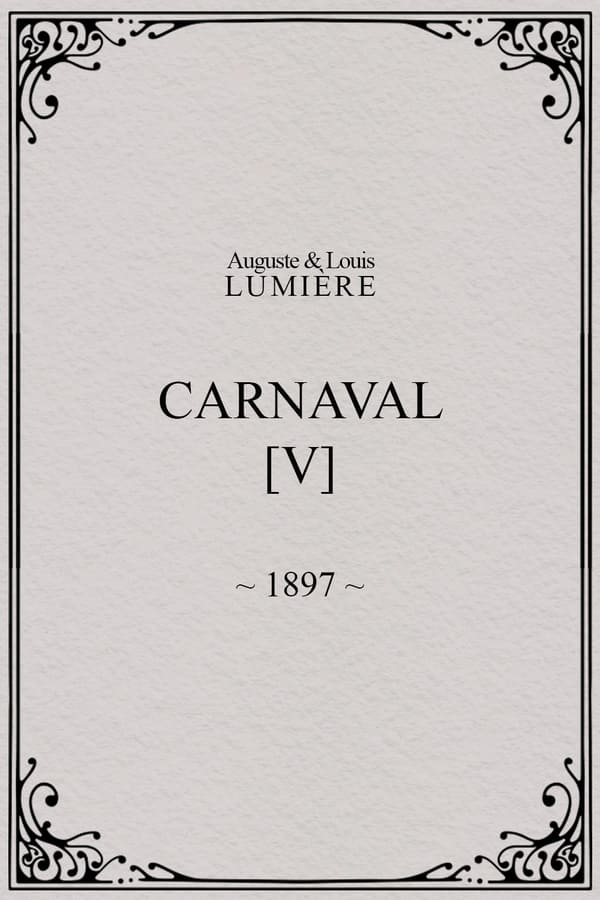 Cover of the movie Carnaval, [V]