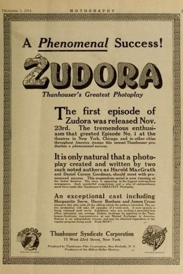 Cover of the movie Zudora