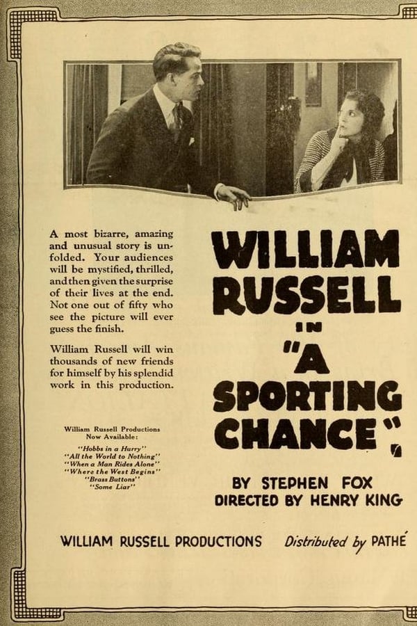 Cover of the movie A Sporting Chance