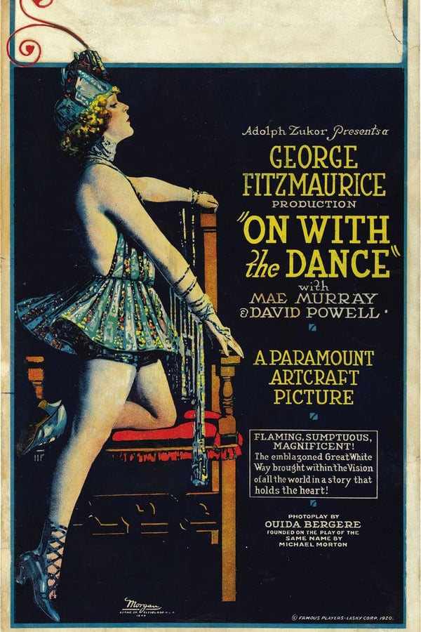 Cover of the movie On with the Dance