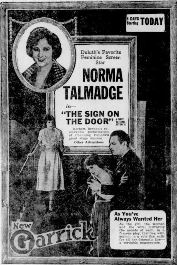 Cover of the movie The Sign on the Door