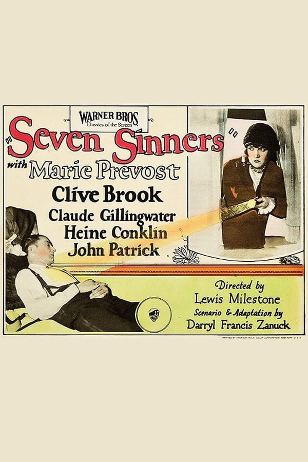Cover of the movie Seven Sinners