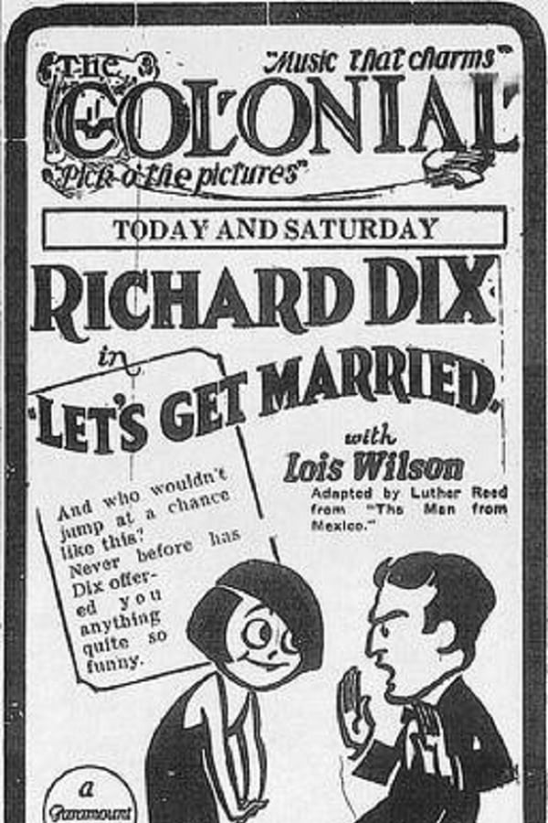 Cover of the movie Let's Get Married