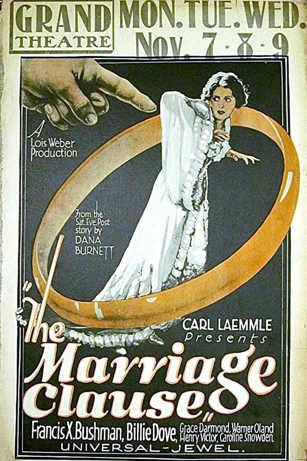 Cover of the movie The Marriage Clause