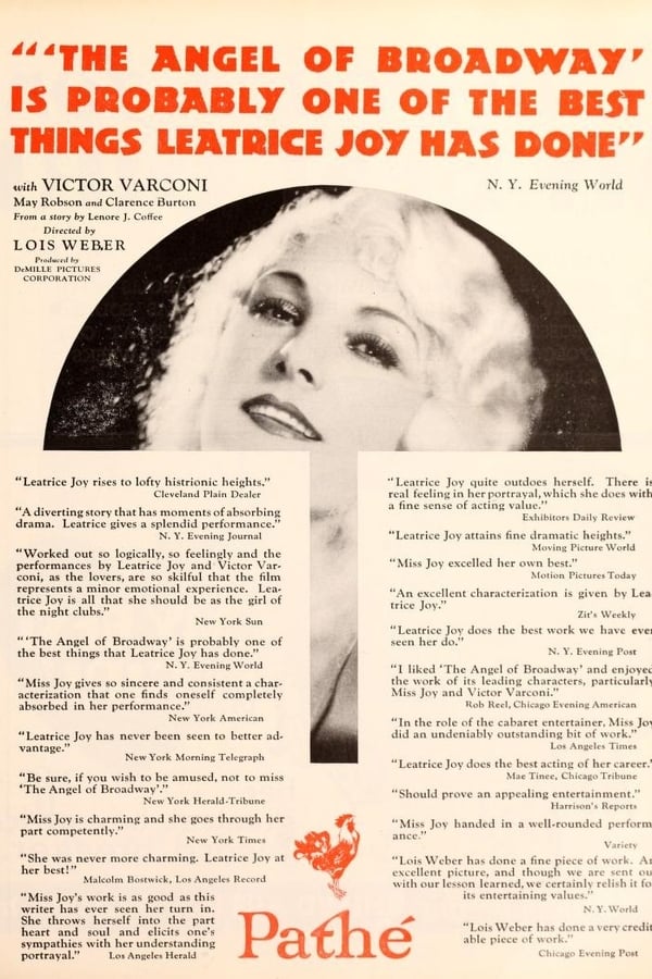 Cover of the movie The Angel of Broadway