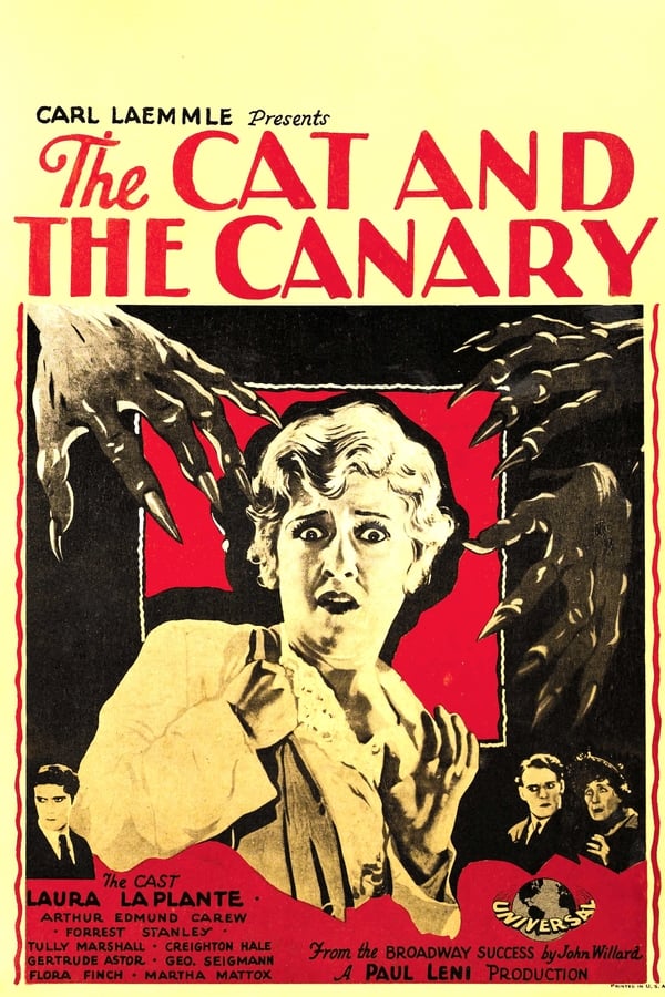 Cover of the movie The Cat and the Canary