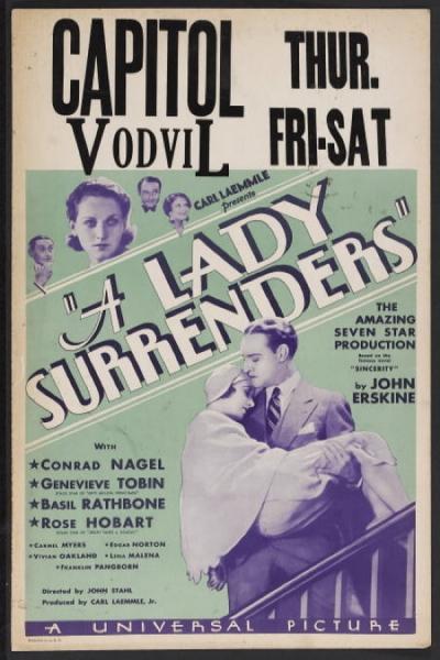 Cover of the movie A Lady Surrenders