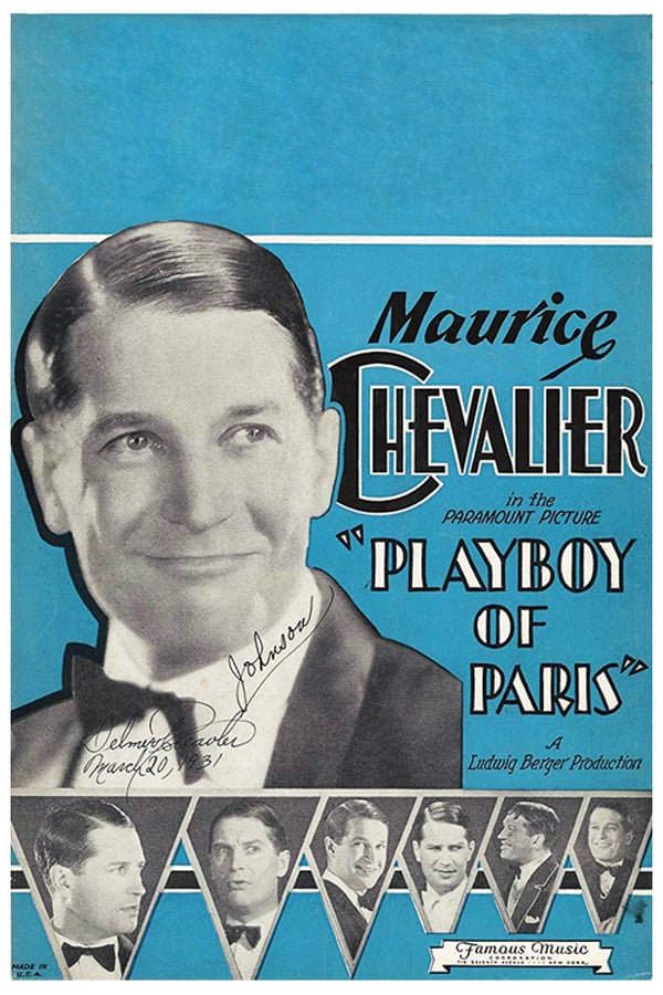 Cover of the movie Playboy of Paris