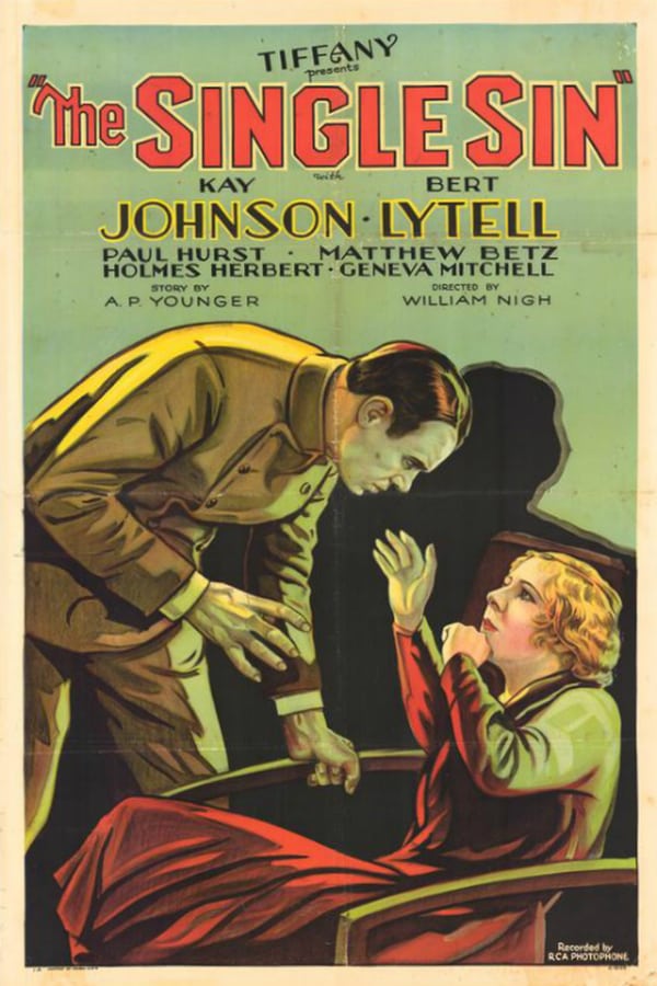 Cover of the movie The Single Sin