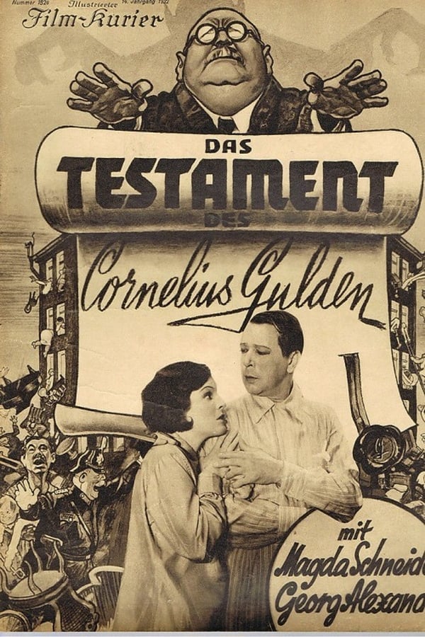Cover of the movie Das Testament des Cornelius Gulden