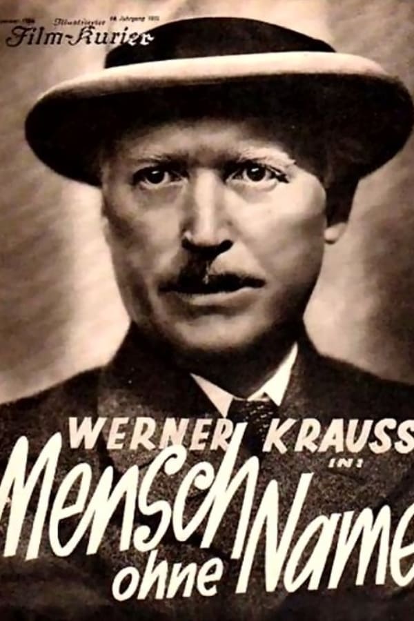 Cover of the movie Mensch ohne Namen