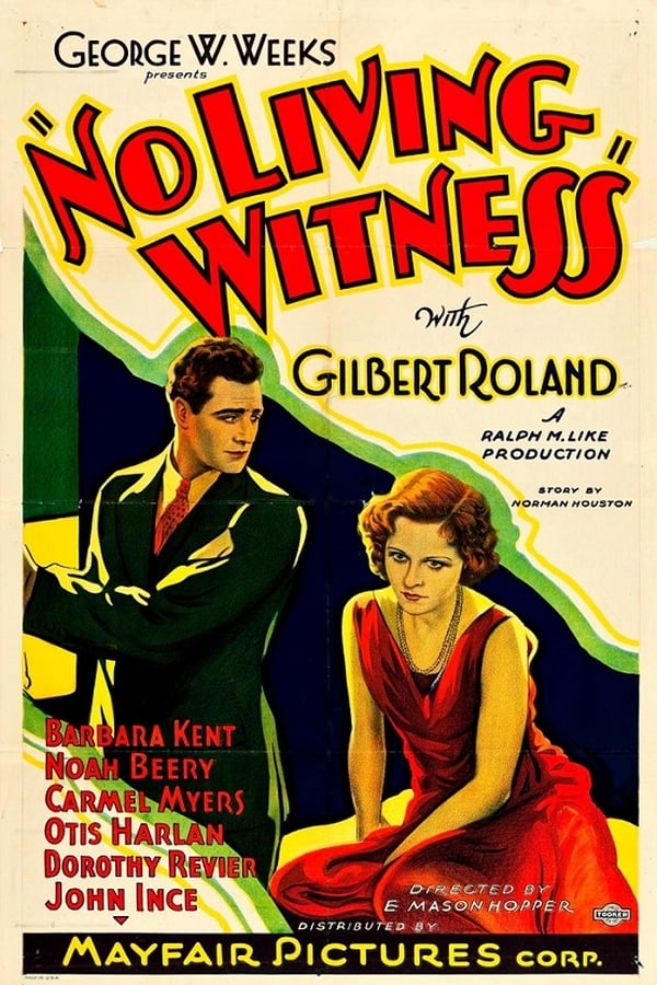 Cover of the movie No Living Witness