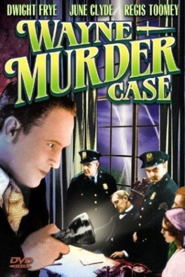 Cover of the movie The Wayne Murder Case