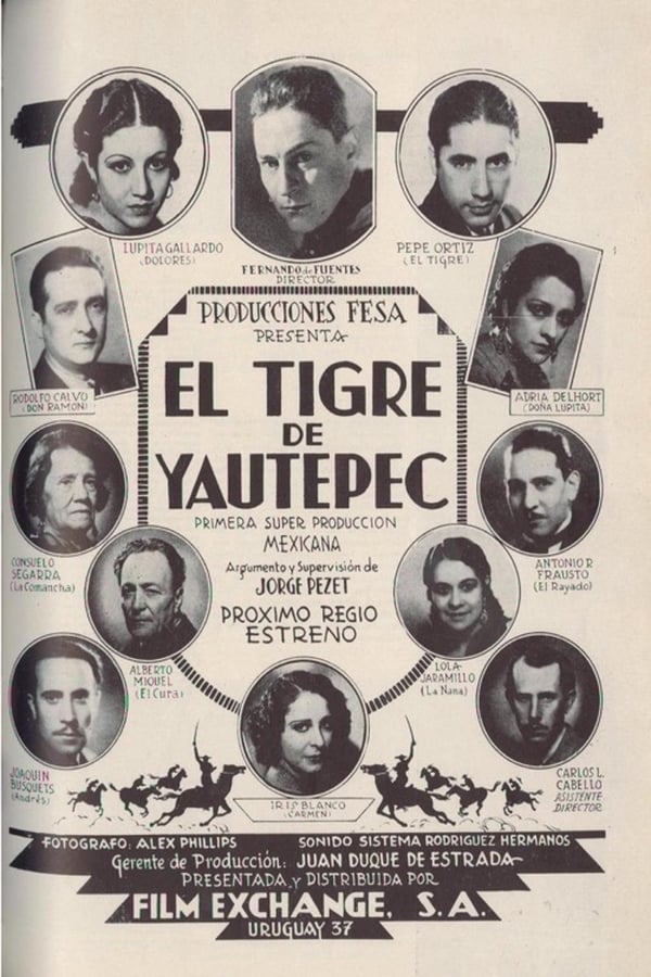 Cover of the movie El tigre de Yautepec