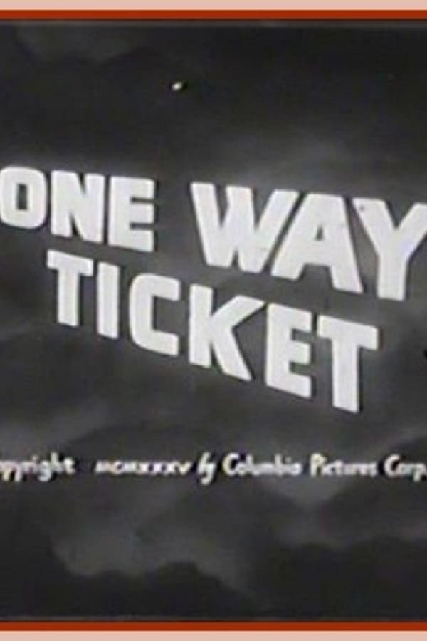 Cover of the movie One-Way Ticket