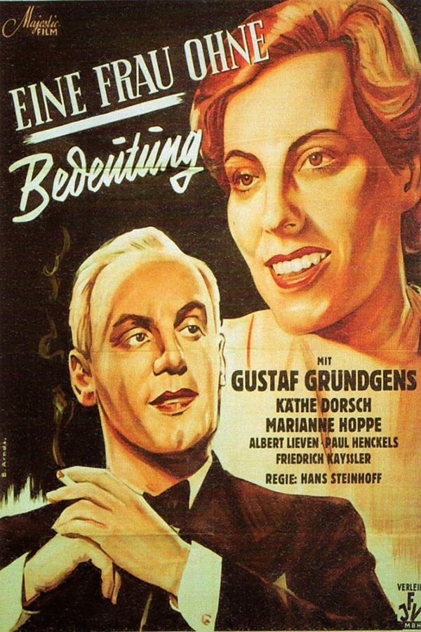 Cover of the movie Eine Frau ohne Bedeutung