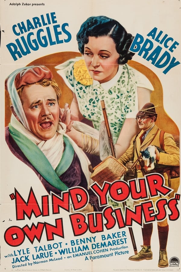 Cover of the movie Mind Your Own Business
