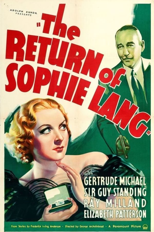 Cover of the movie The Return of Sophie Lang