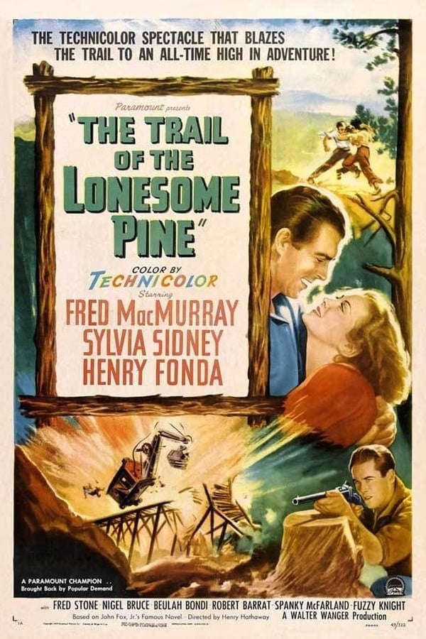 Cover of the movie The Trail of the Lonesome Pine