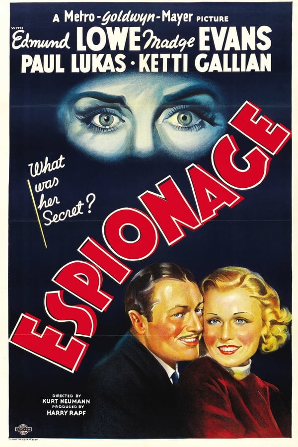 Cover of the movie Espionage
