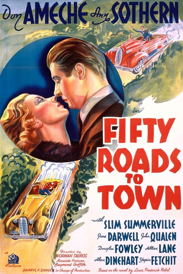 Cover of the movie Fifty Roads to Town