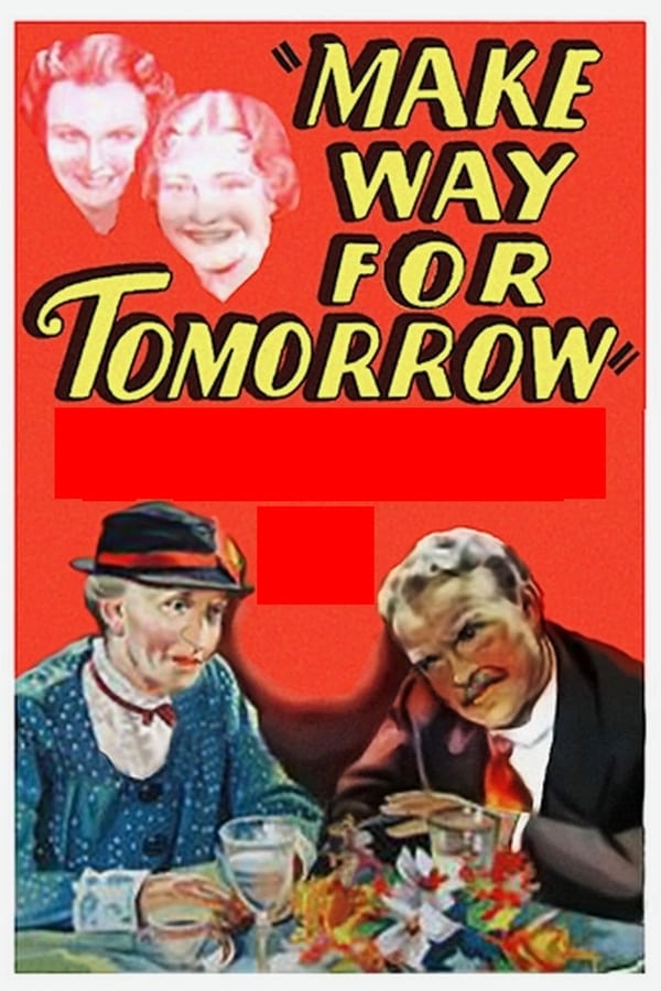 Cover of the movie Make Way for Tomorrow