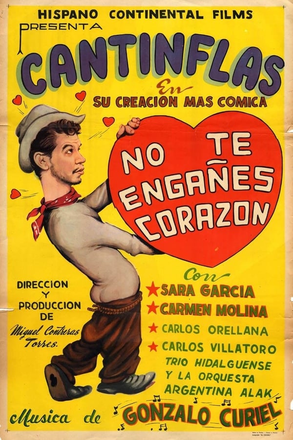 Cover of the movie No te engañes corazón