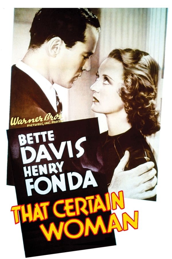 Cover of the movie That Certain Woman