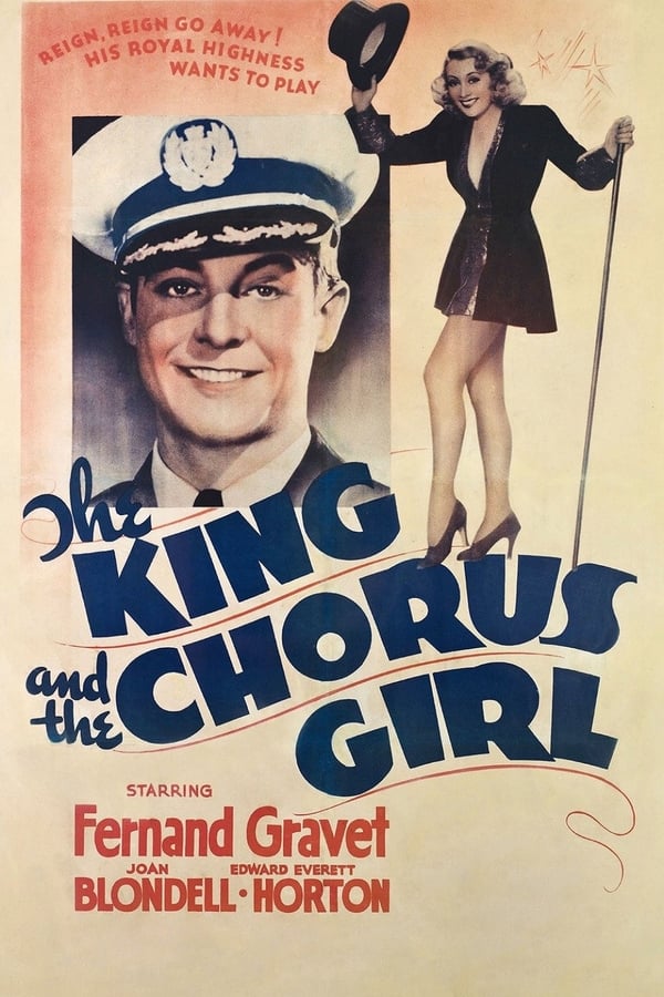 Cover of the movie The King and the Chorus Girl
