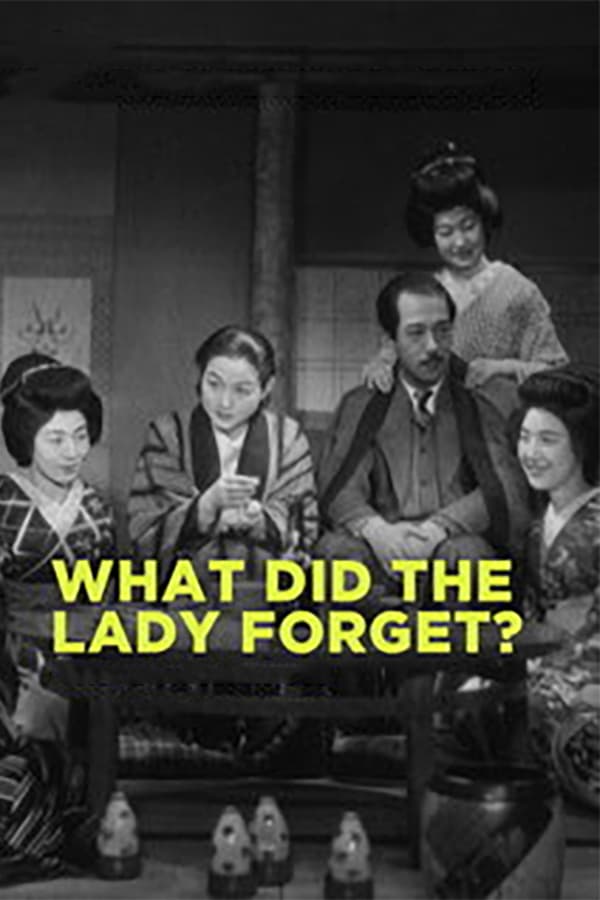Cover of the movie What Did the Lady Forget?