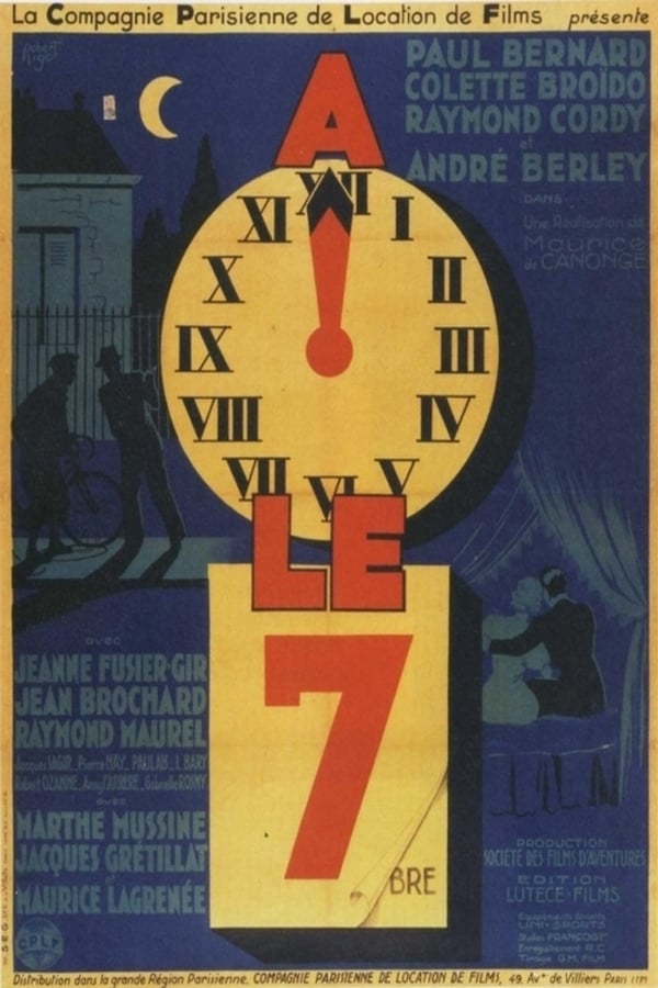 Cover of the movie À minuit, le 7