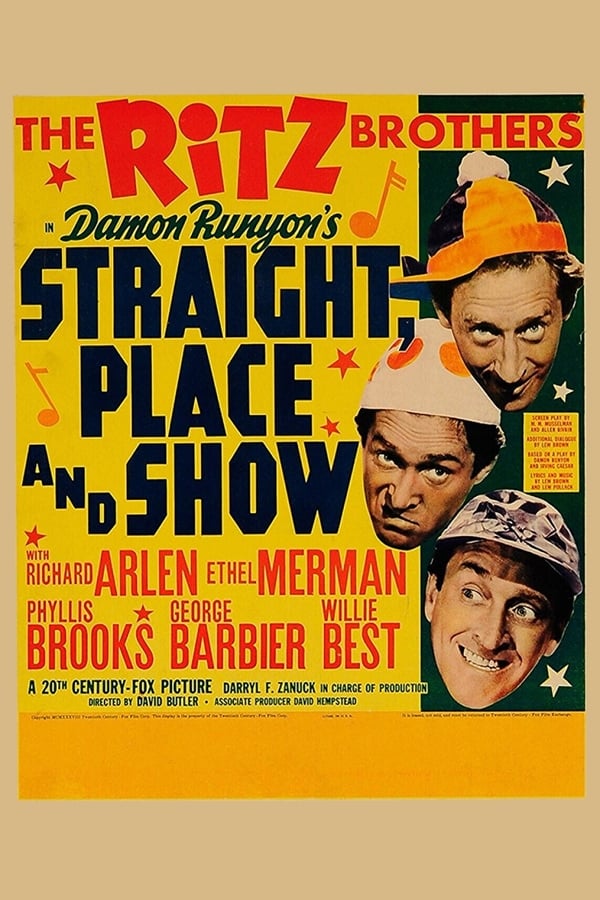 Cover of the movie Straight, Place and Show