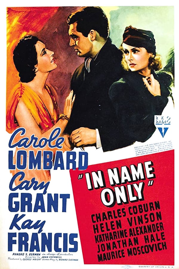Cover of the movie In Name Only