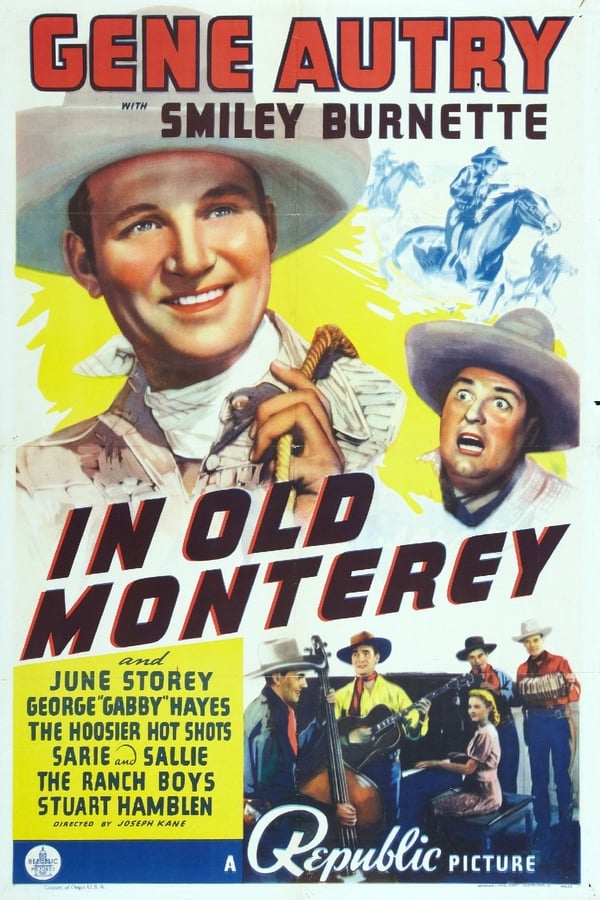 Cover of the movie In Old Monterey