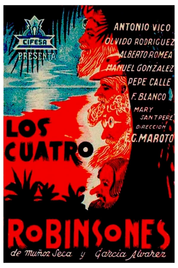 Cover of the movie Los cuatro robinsones