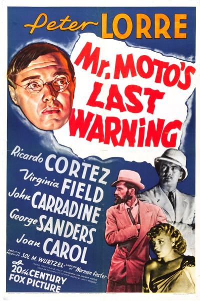 Cover of Mr. Moto's Last Warning