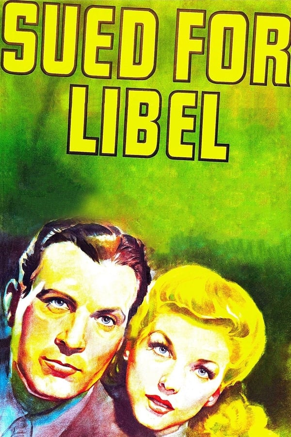 Cover of the movie Sued for Libel