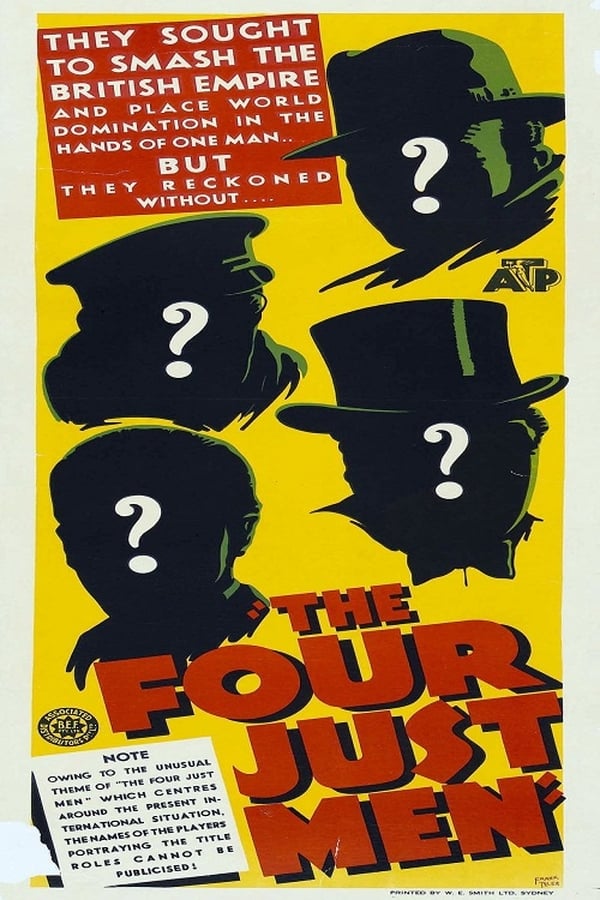 Cover of the movie The Four Just Men