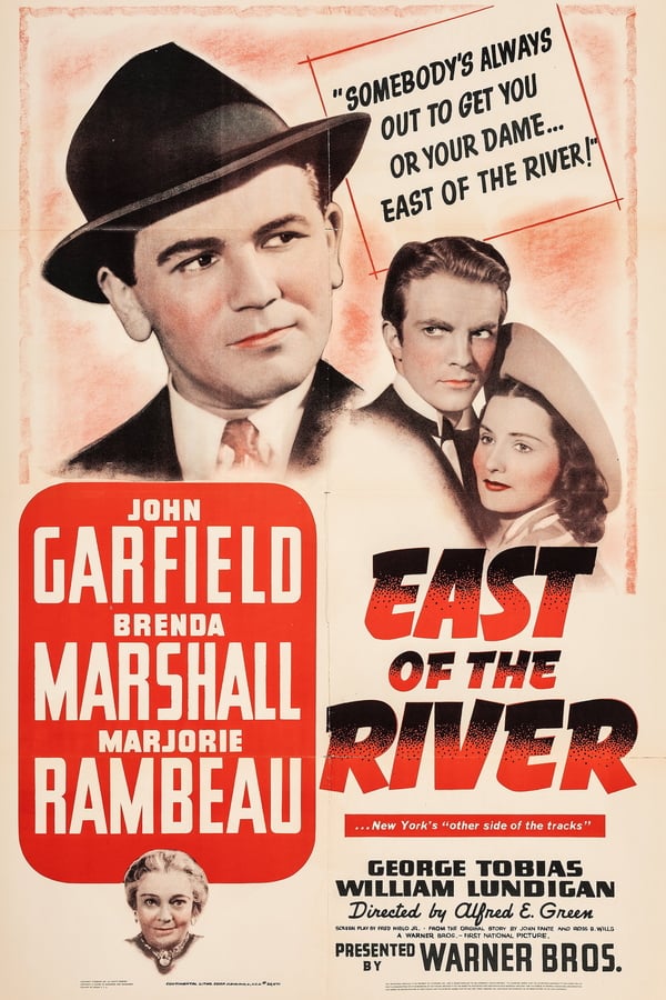 Cover of the movie East of the River