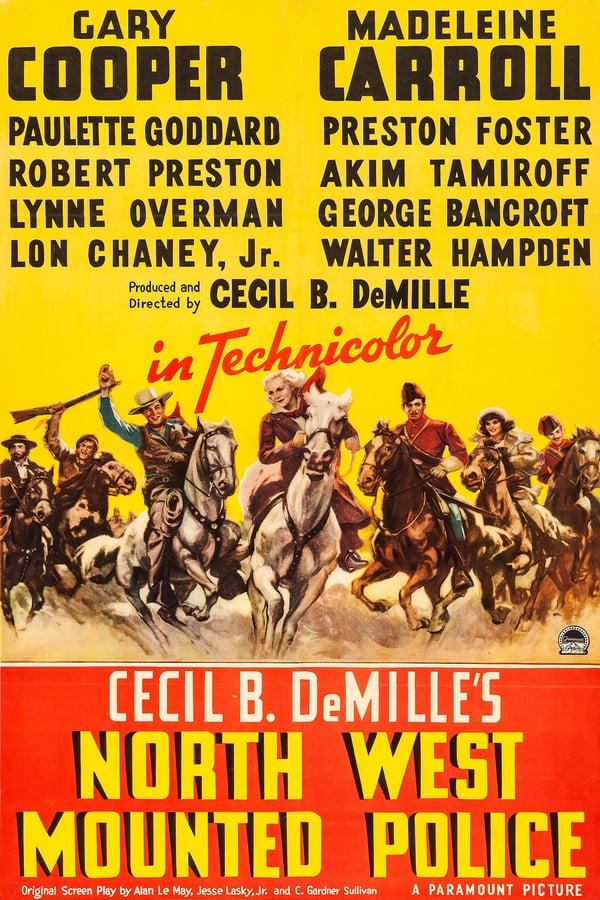 Cover of the movie North West Mounted Police
