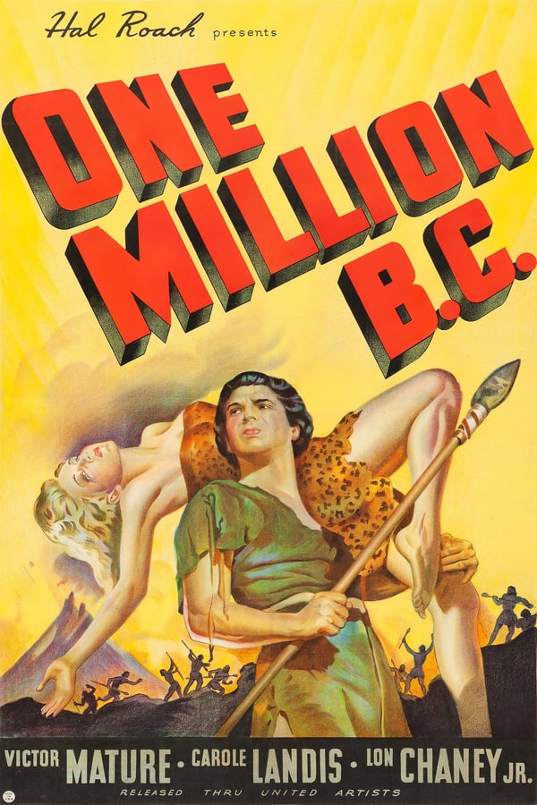Cover of the movie One Million B.C.