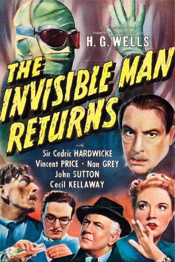 Cover of the movie The Invisible Man Returns