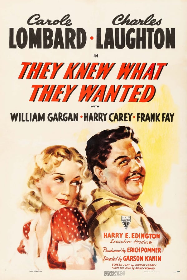 Cover of the movie They Knew What They Wanted