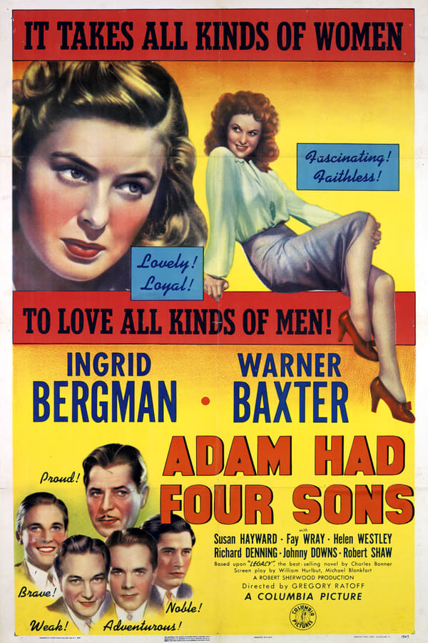 Cover of the movie Adam Had Four Sons