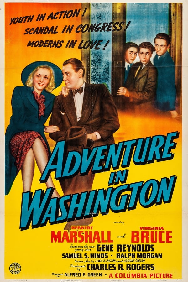 Cover of the movie Adventure in Washington