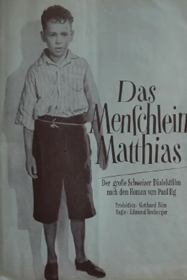 Cover of the movie Das Menschlein Matthias