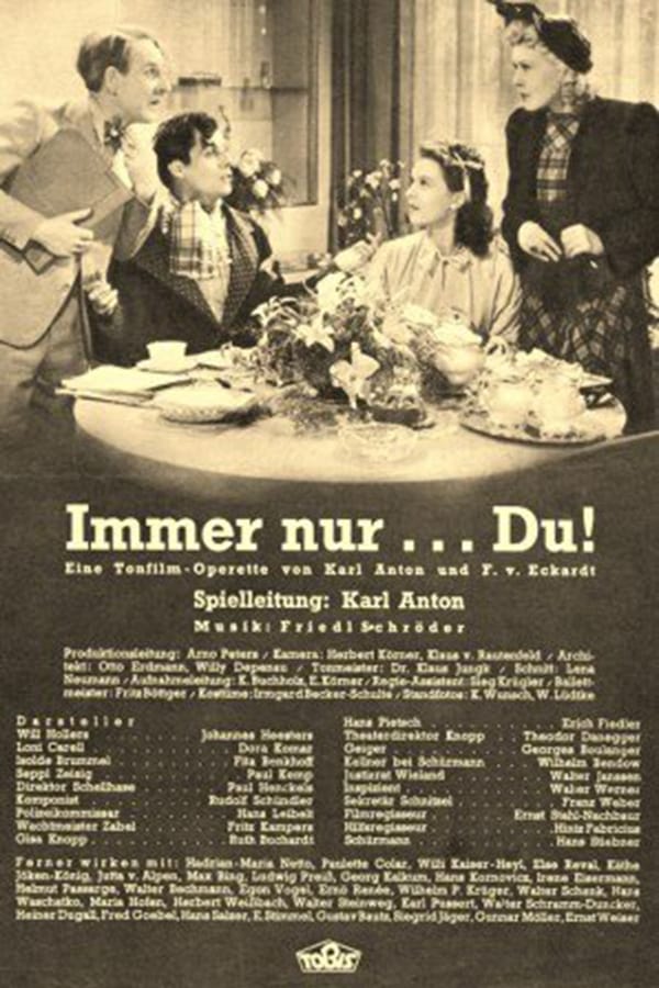 Cover of the movie Immer nur Du