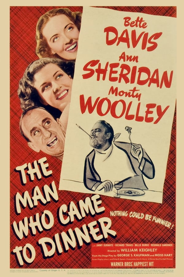 Cover of the movie The Man Who Came to Dinner