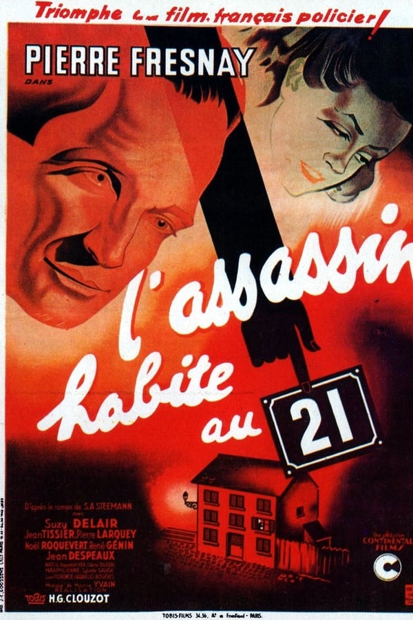 Cover of the movie The Murderer Lives at Number 21